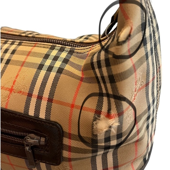 Burberry Vintage Nova Check Shoulder Bag, with COA - Picture 15 of 15